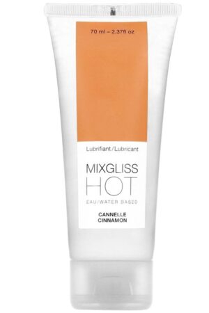 MIXGLISS - LUBRICANTE EFECTO CALOR SABOR A CANELA 70ML