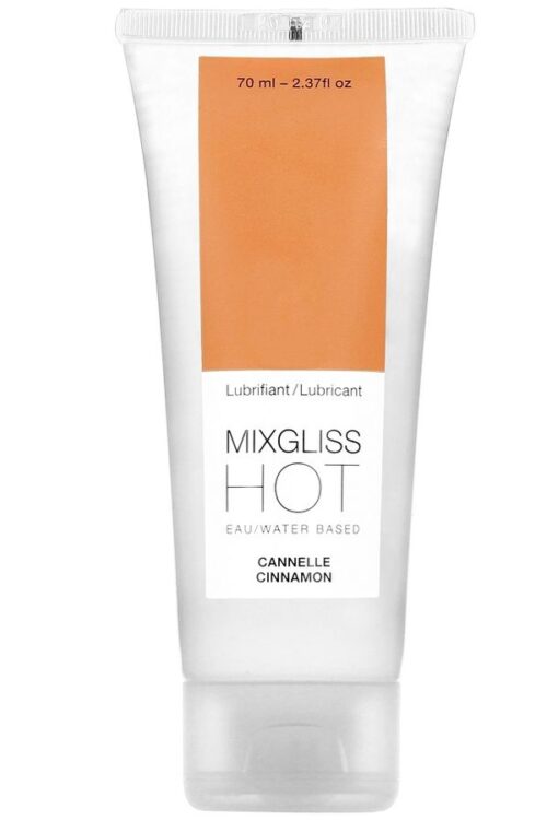 MIXGLISS – LUBRICANTE EFECTO CALOR SABOR A CANELA 70ML