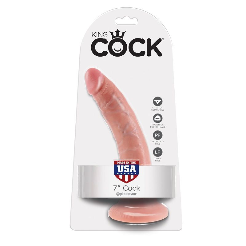 KING COCK - 7 PENE NATURAL 17.8 CM - Imagen 5