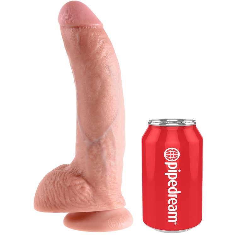 KING COCK - 9 PENE REALÍSTICO NATURAL 22.9 CM - Imagen 5