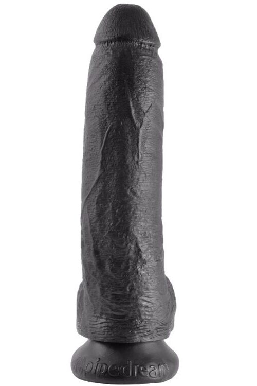 KING COCK – PENE REALISTICO NEGRO 22.9 CM