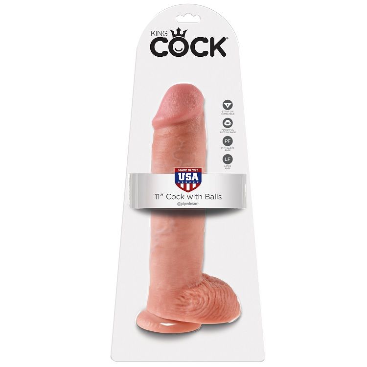 KING COCK - 11 PENE REALÍSTICO NATURAL 28 CM - Imagen 4