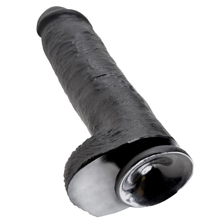 KING COCK - PENE REALISTICO NEGRO 28 CM - Imagen 2