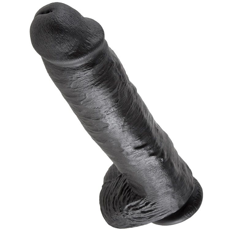 KING COCK – PENE REALISTICO NEGRO 28 CM