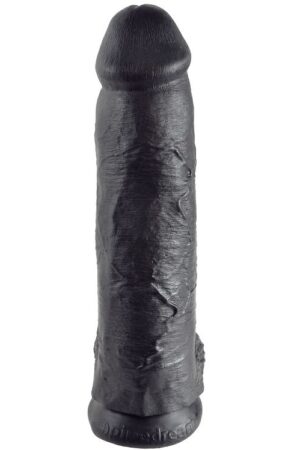 KING COCK - PENE REALISTICO NEGRO 30.48 CM
