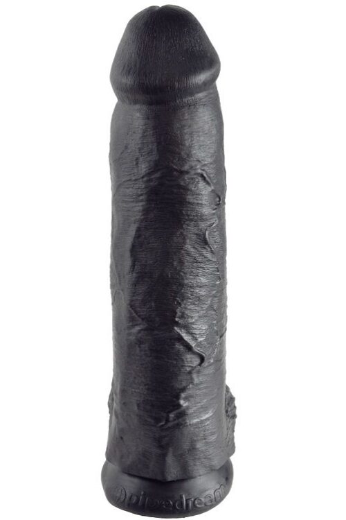 KING COCK – PENE REALISTICO NEGRO 30.48 CM