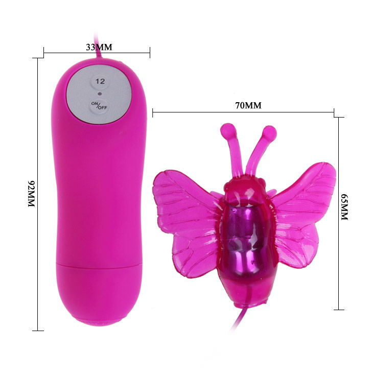 BAILE - CUTE SECRET MARIPOSA ESTIMULADORA VIBRADOR 12V - Imagen 6