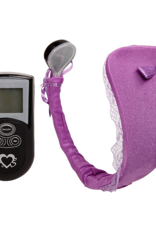BAILE – TANGA CON VIBRADOR CON CONTROL REMOTO LILA