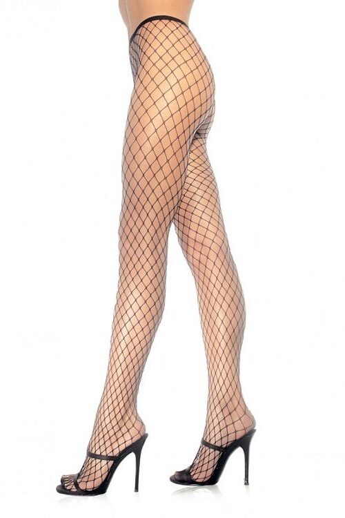 LEG AVENUE – PANTIES DE RED DIAMANTE NEGROS