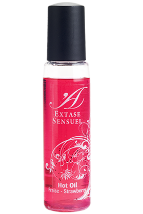 EXTASE SENSUAL – ACEITE ESTIMULANTE FRESA VIAJE CALOR 35 ML