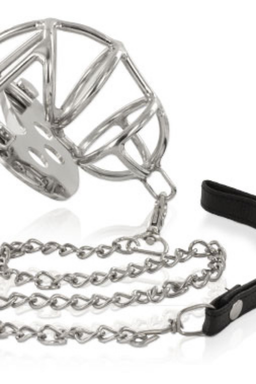 METAL HARD – ANILLO CASTIDAD METAL CON CORREA