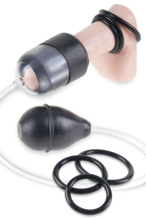 FETISH FANTASY SERIES – SERIES SUCCIONADOR GLANDE CON ANILLAS POTENCIADORAS