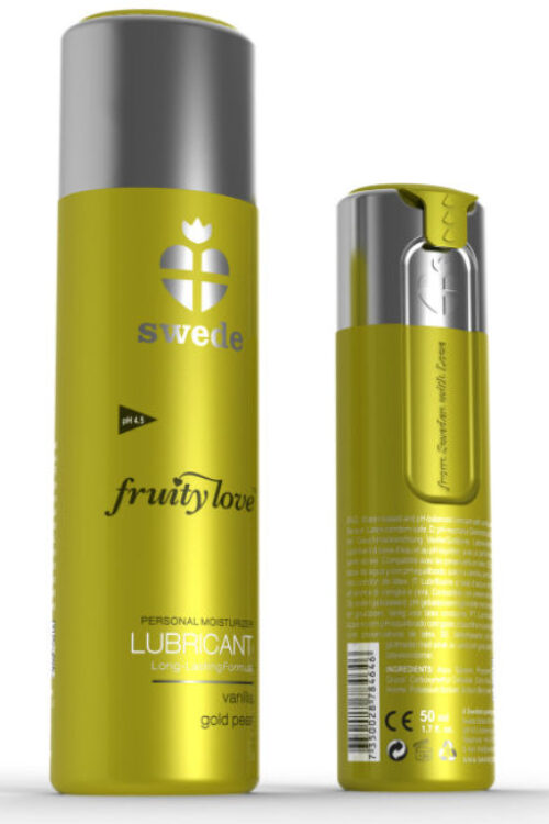 SWEDE – FRUITY LOVE LUBRICANTE PERA GOLDEN Y VAINILLA 50 ML