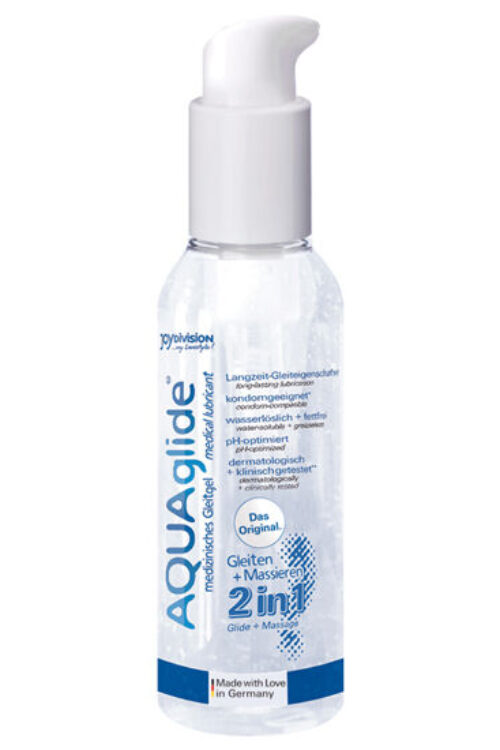 JOYDIVISION AQUAGLIDE – 2 EN 1 LUBRICANTE + MASAJE 125 ML