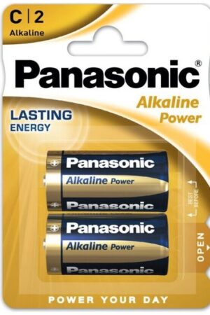 PANASONIC - BRONZE PILA ALKALINA C LR14 BLISTER*2