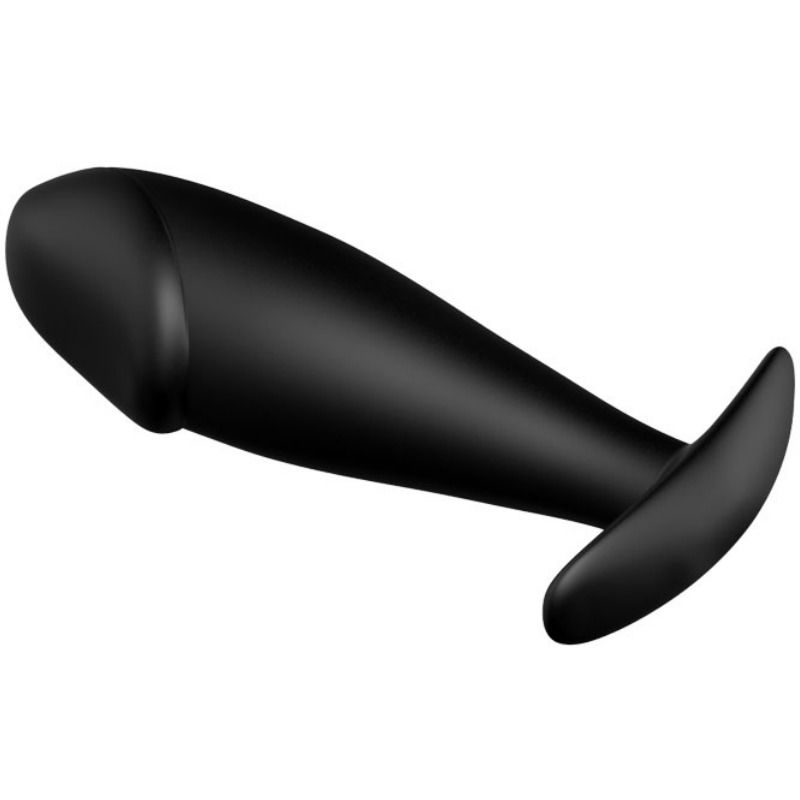 PRETTY LOVE - PLUG ANAL SILICONA FORMA PENE NEGRO - Imagen 4