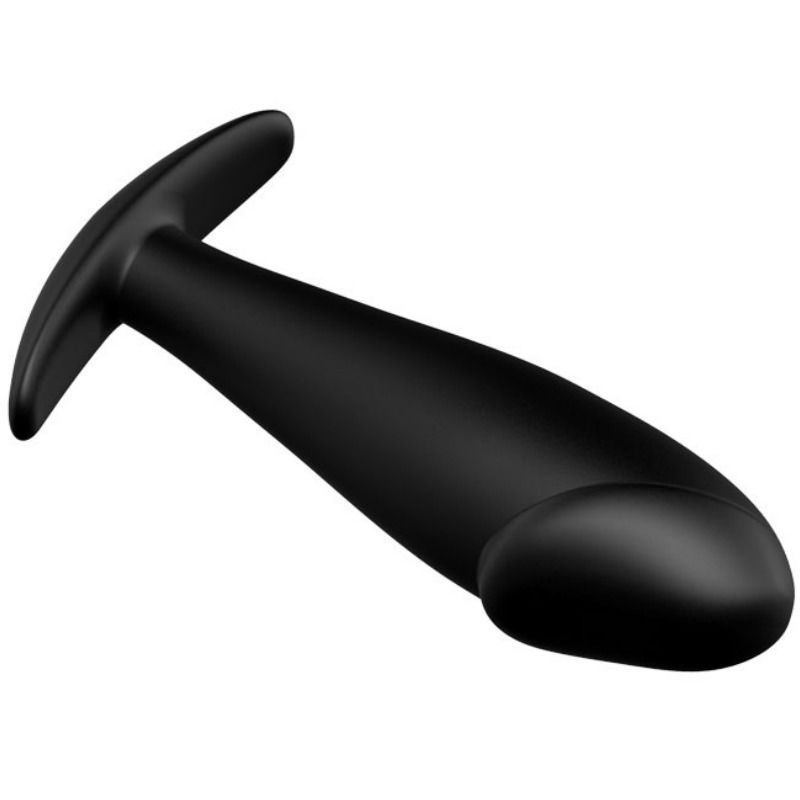 PRETTY LOVE - PLUG ANAL SILICONA FORMA PENE NEGRO - Imagen 5