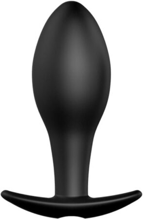 PRETTY LOVE - PLUG ANAL SILICONA FORMA ANCLA 12 MODOS VIBRACIÓN NEGRO