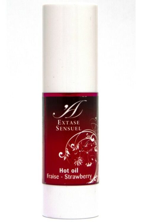 EXTASE SENSUAL – ACEITE ESTIMULANTE CALOR FRESA 30 ML