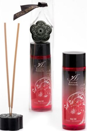 EXTASE SENSUAL - ACEITE ESTIMULANTE CALOR FRESA 100 ML
