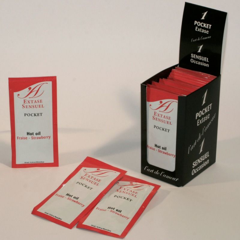 EXTASE SENSUAL - ACEITE ESTIMULANTE FRESA 10 ML - Imagen 2