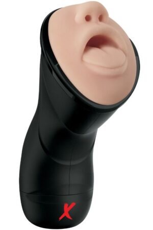 PDX ELITE - STROKER REALÍSTICO GARGANTA PROFUNDA CON VIBRACIÓN