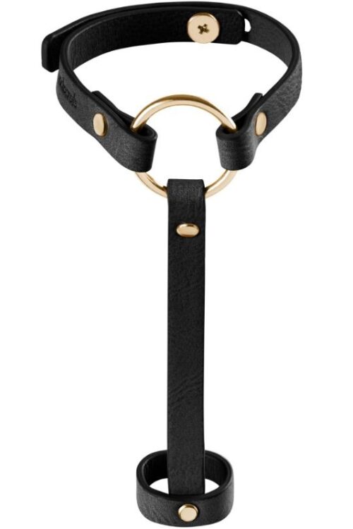 BIJOUX – INDISCRETS MAZE BRAZALETE / ARNÉS PARA MANOS NEGRO