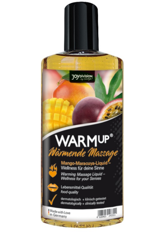 JOYDIVISION AQUAGLIDE – WARMUP ACEITE DE MASAJE MANGO+MARACUYA 150 ML