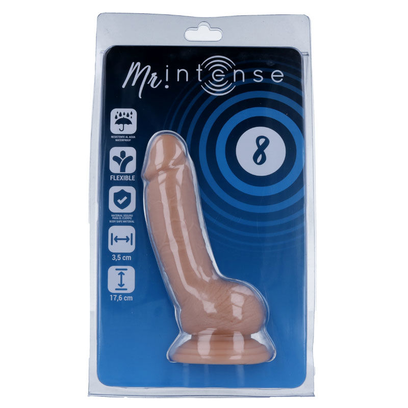 MR INTENSE - 8 PENE REALÍSTICO 17.6 CM -O- 3.5 CM - Imagen 2