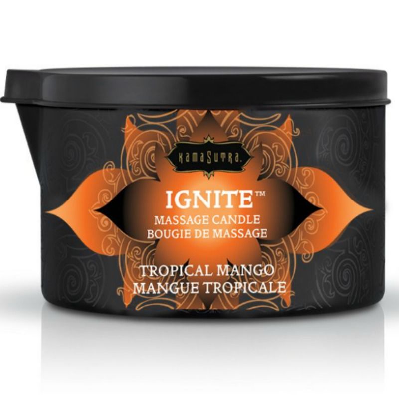 KAMASUTRA - VELA DE MASAJE MANGO TROPICAL 170 GR - Imagen 2