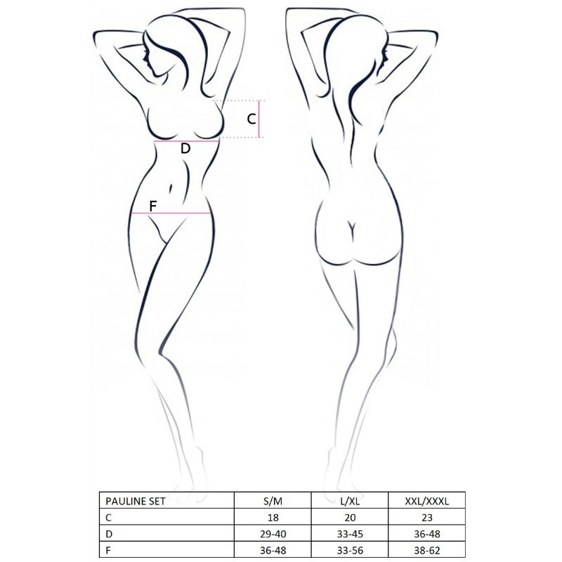 PASSION - WOMAN PAULINE SET 3 PIEZAS TALLA L/XL - Imagen 2