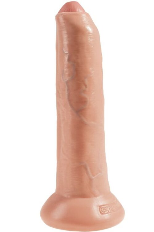 KING COCK – DILDO REALÍSTICO UNCUT NATURAL 23 CM