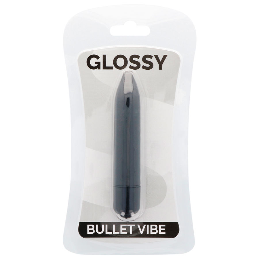 GLOSSY - THIN VIBRADOR NEGRO - Imagen 2