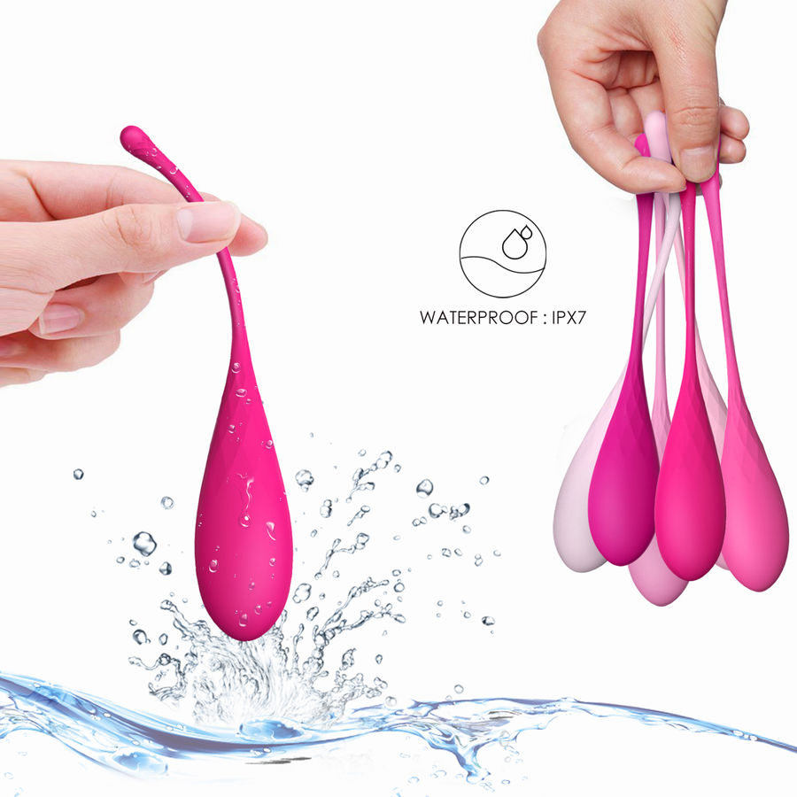 LESLIE - KEGEL FIT ENTREGADOR SUELO PELVICO 6 PESOS - Imagen 5