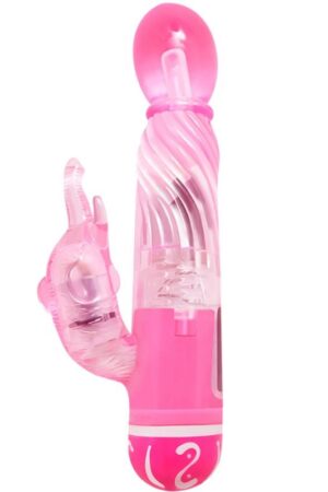 BAILE - VIBRADOR MULTIVELOCIDAD CON ESTIMULADOR ROSA
