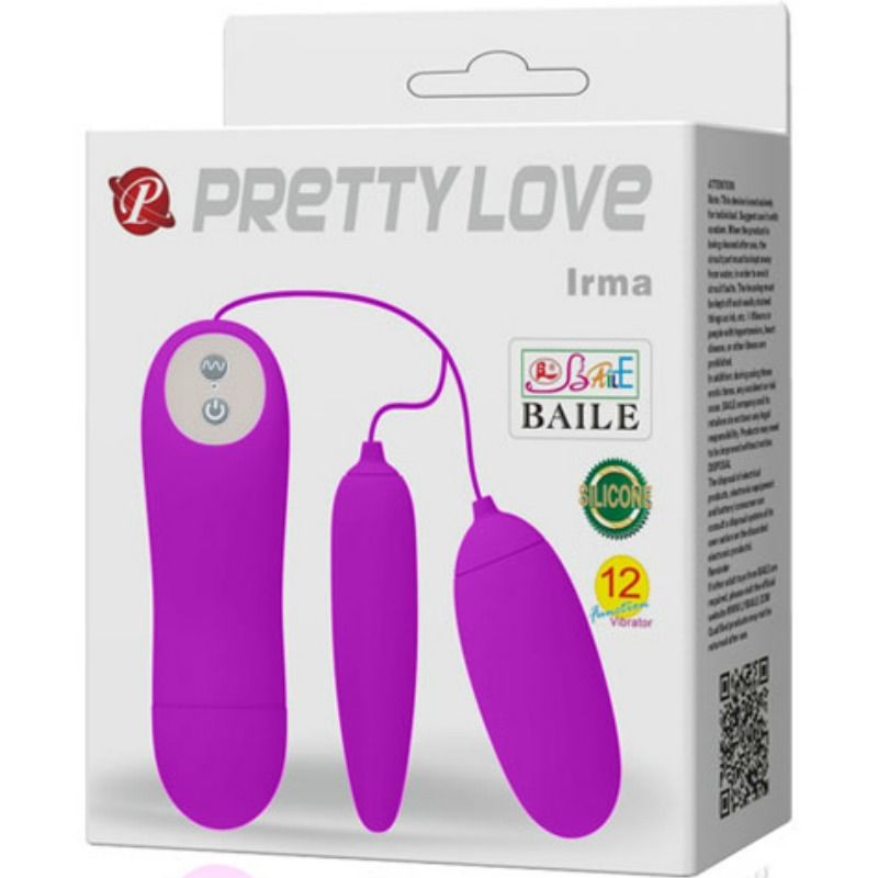 PRETTY LOVE - IRMA HUEVO VIBRADOR DOBLE - Imagen 7