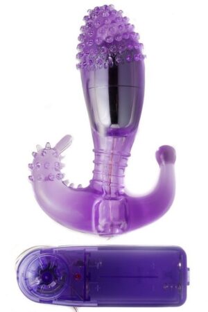 BAILE - ESTIMULADOR LILA VAGINAL Y ANAL CON VIBRACIÓN