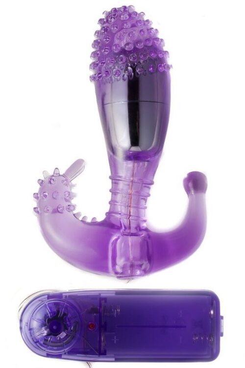 BAILE – ESTIMULADOR LILA VAGINAL Y ANAL CON VIBRACIÓN