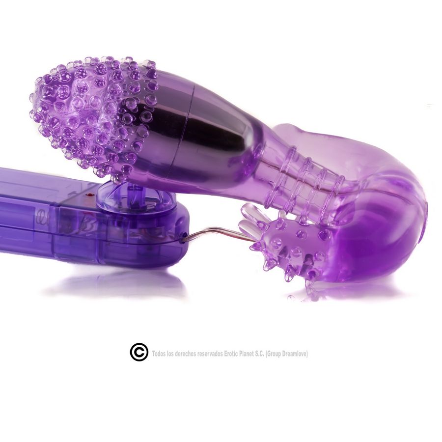 BAILE - ESTIMULADOR LILA VAGINAL Y ANAL CON VIBRACIÓN - Imagen 3