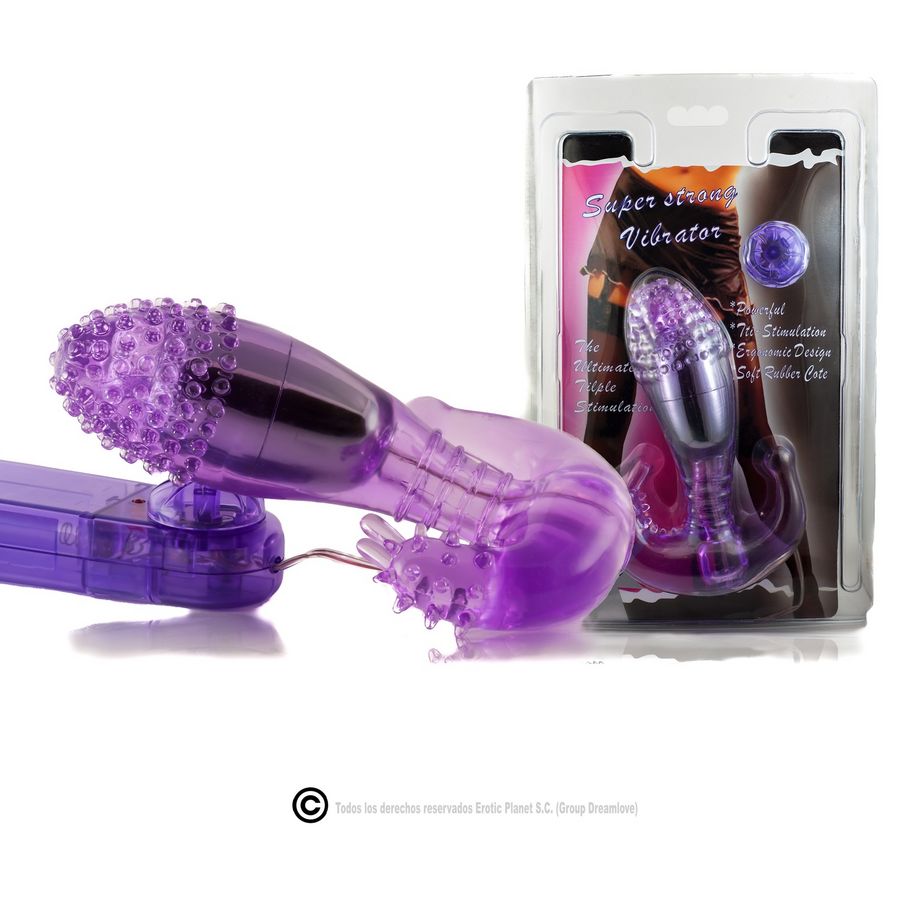 BAILE - ESTIMULADOR LILA VAGINAL Y ANAL CON VIBRACIÓN - Imagen 4