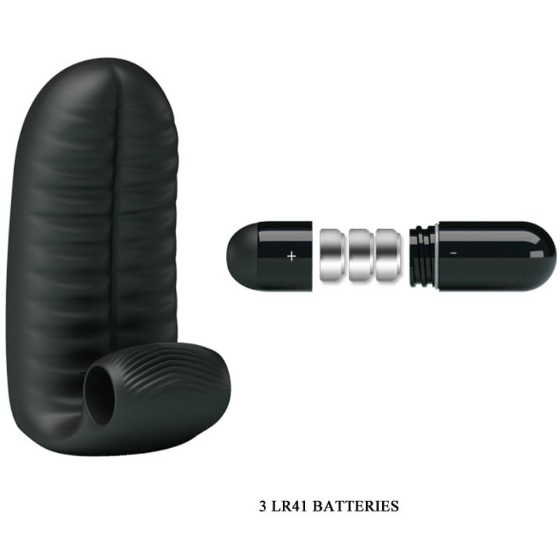 PRETTY LOVE - ABBOTT DEDAL ESTIMULADOR NEGRO - Imagen 5