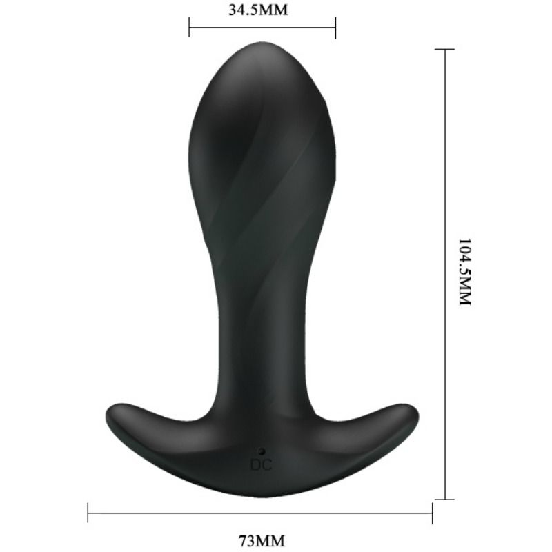 PRETTY LOVE - VIBRADOR ANAL NEGRO - Imagen 8