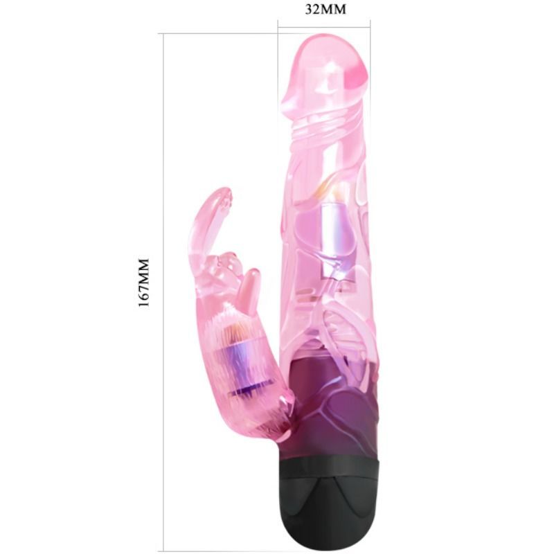 BAILE - GIVE YOU LOVER VIBRADOR CON RABBIT ROSA - Imagen 2