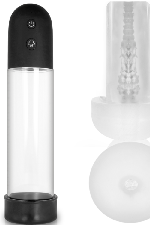 PUMP ADDICTED – BOMBA ERECCIÓN RX11 AUTOMÁTICA CON MASTURBADOR