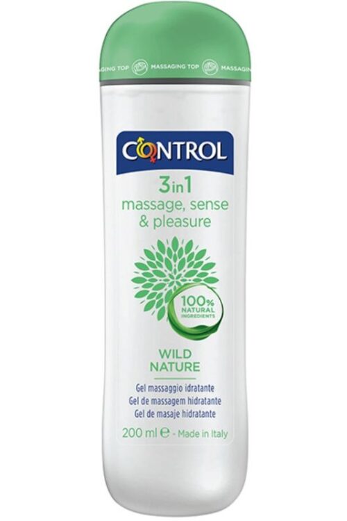 CONTROL – WILD NATURE GEL MASAJE 3 EN 1 200 ML