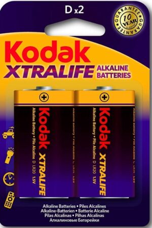 KODAK - XTRALIFE PILAS ALCALINAS D LR20 1.5V