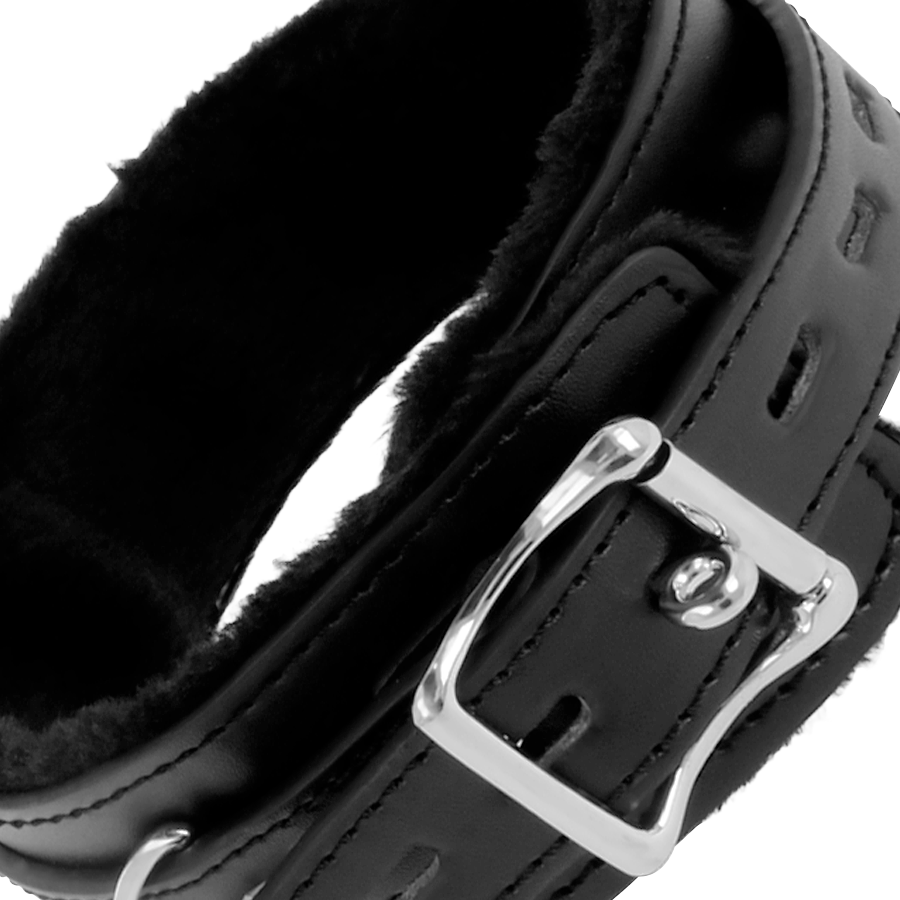 DARKNESS - COLLAR CONFORTABLE DE POSTURA CON CADENA LEATHER - Imagen 5