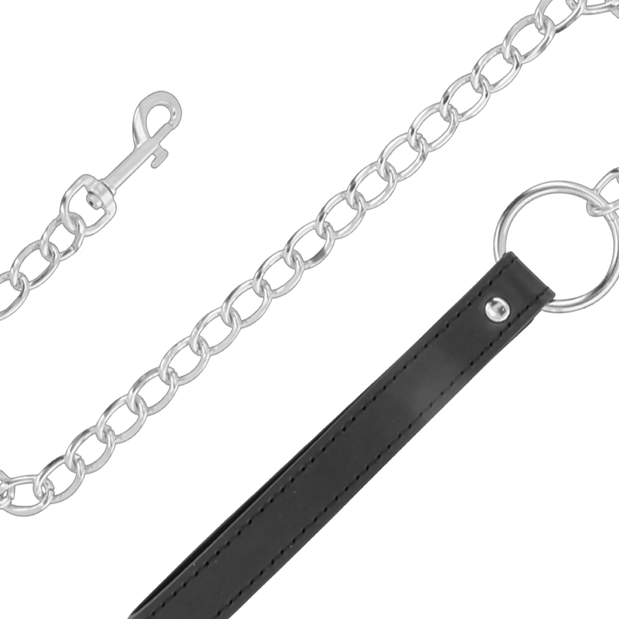 DARKNESS - COLLAR CON CADENA SOFT LEATHER - Imagen 6
