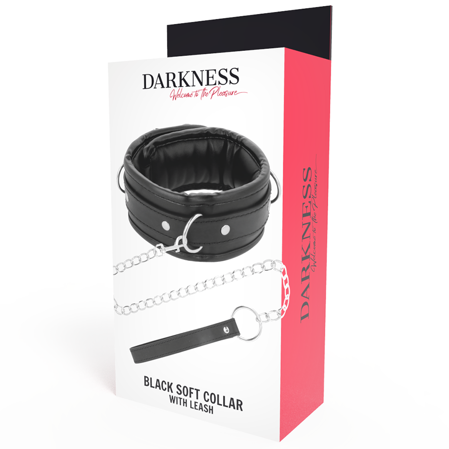 DARKNESS - COLLAR CON CADENA SOFT LEATHER - Imagen 4