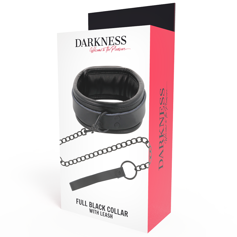 DARKNESS - COLLAR CON CADENA NEGRO - Imagen 3